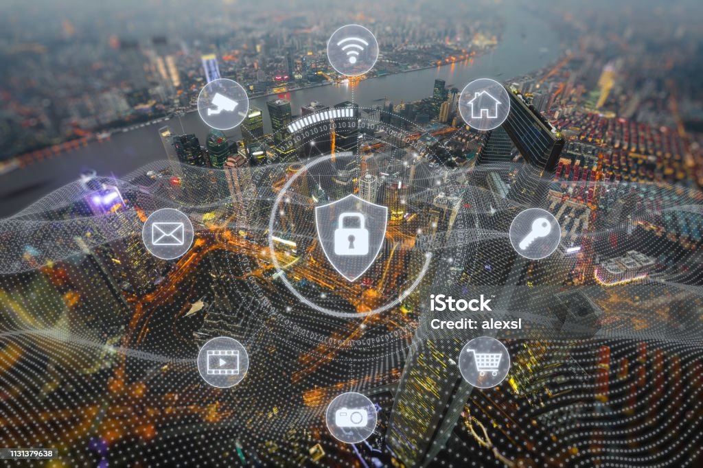 Data Security Computer Network Computer Network Security Cyber Connection Safety Big Data Protection ...