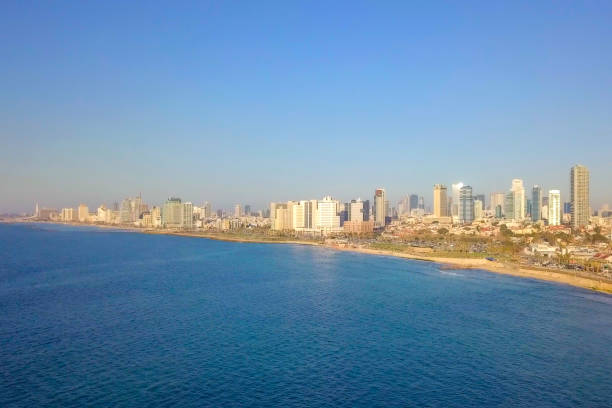 istock Aerial image of Tel Aviv (Israel) coastline and skyline 1131380088
