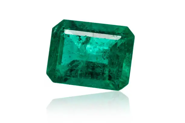 square emerald and gemstone  natural crystal