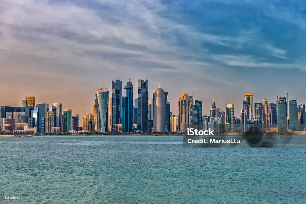 Doha Arab Doha City View Qatar Stock Photo - Download Image Now - Arab Culture ...