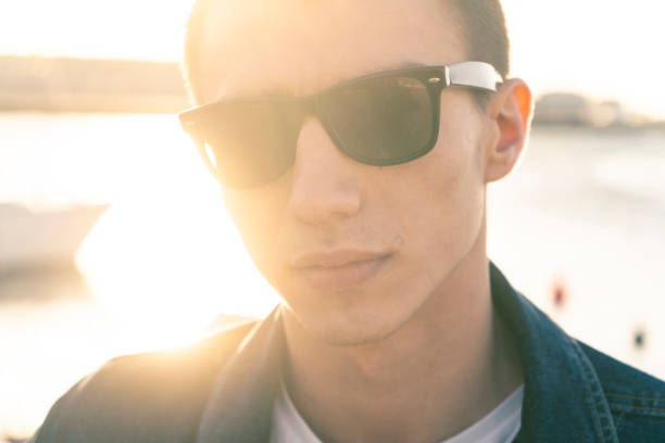 istock Young cool man portrait with sunglasses 1131384547