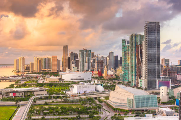 istock Miami, Florida, USA downtown 1131385121