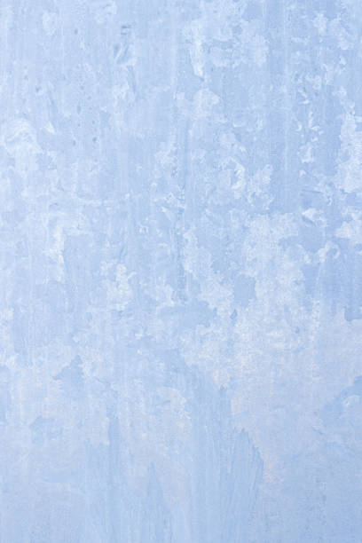istock Frosty patterns on a frozen ice box in the early morning 1131385454