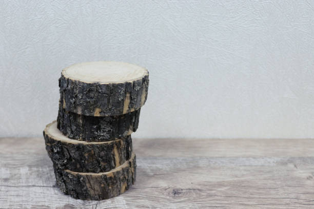 round bars of young wood
