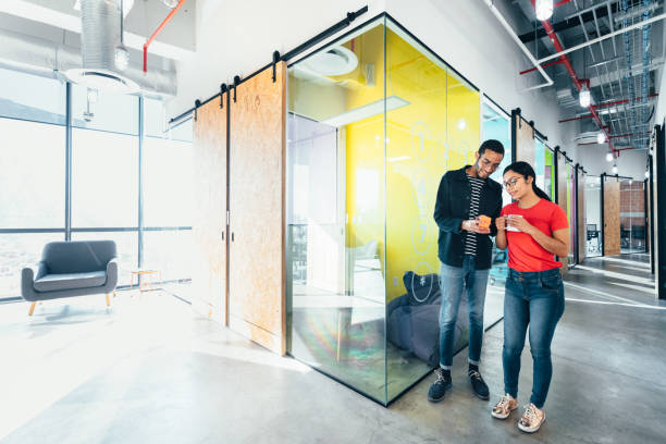istock Start up meeting in Co-working office 1131394348