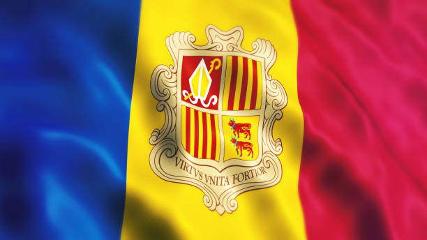 istock Andorra Flag 1131394350