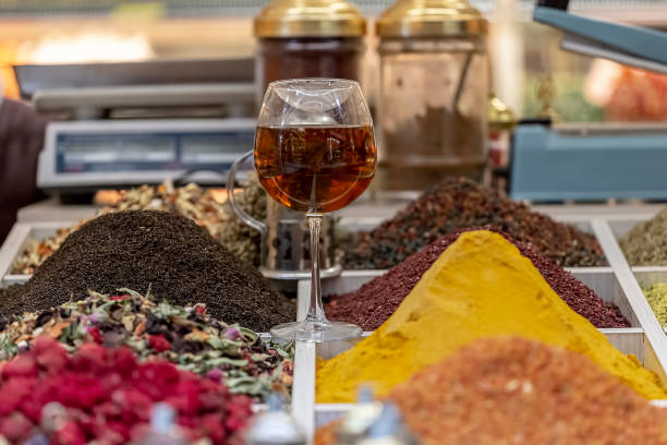 istock Spices are sold at the market 1131396256