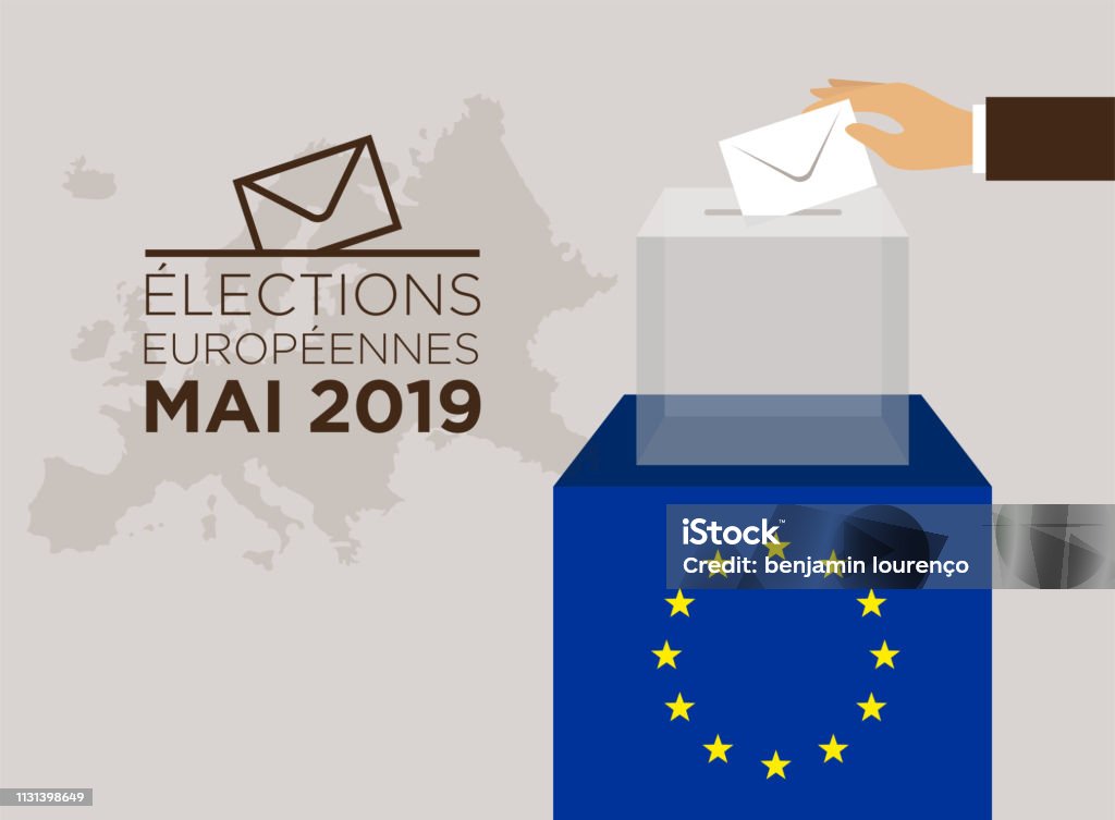 2019欧州選挙 - 選挙のロイヤリティフリーベクトルアート
