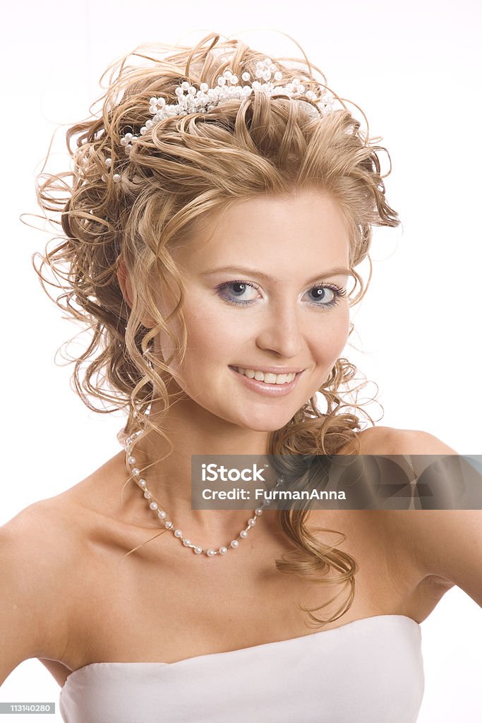 Studio portrait of bride XL  Adult Stock Photo