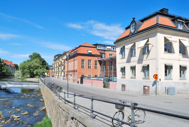 istock Beautiful quay in Uppsala 1131408261