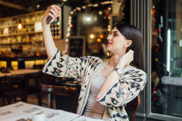 istock A woman taking a selfie 1131408993