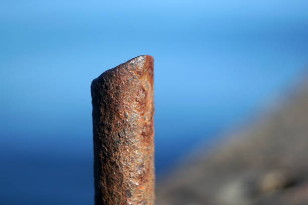 istock Marina bollard (bitt) at jetty for boats, ships and yachts 1131414607