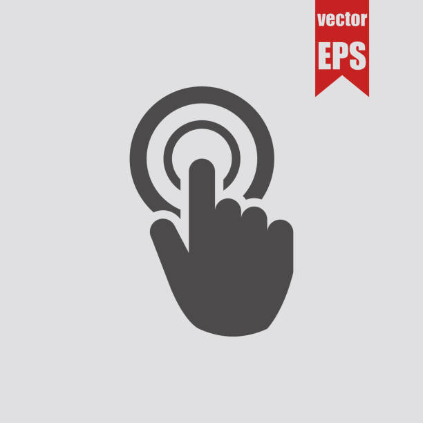 Door bell icon.Vector illustration. Door bell icon.Vector illustration. start button stock illustrations