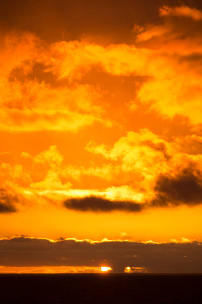 istock Golden sunset in Antarctica 1131420051