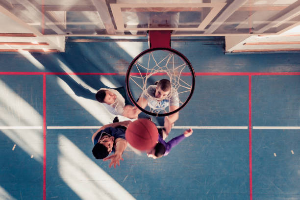 istock basketball players playing basketball 1131421983