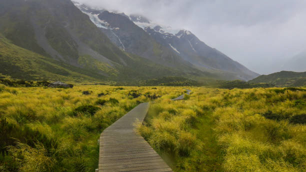 istock The Hooker Valley Track in Mount Cook 1131422210