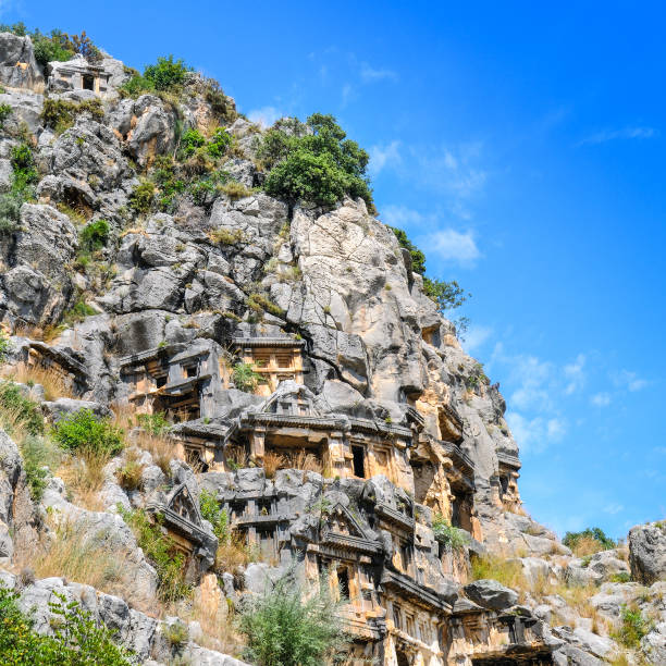 istock Lycian tombs in Demre (Myra), Turkey. 1131424420
