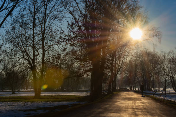 Sunset in the Lauteracher Ried
