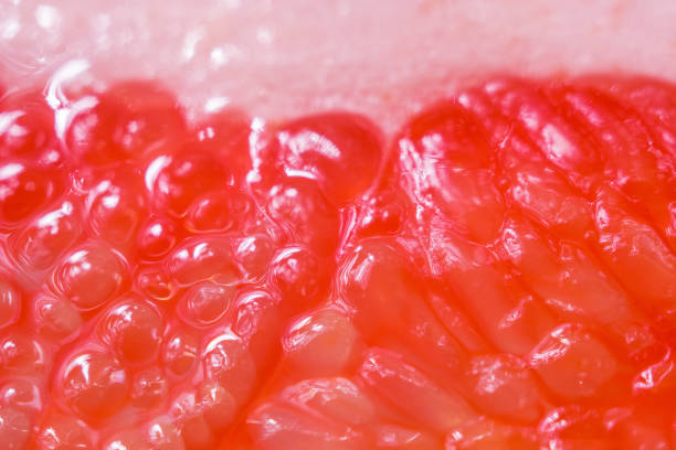 grapefruit close - up macro