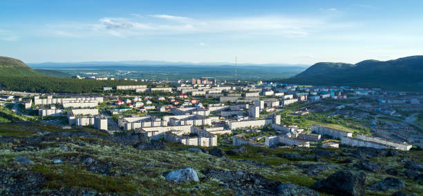 istock Panorama of Kirovsk in the summer 1131432713