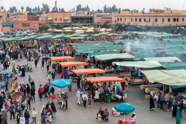 istock Jemaa el-Fnaa town square in Marrakech Morocco 1131445106