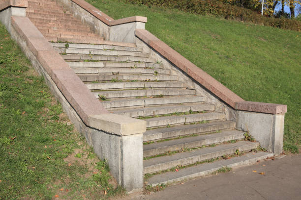 istock stairs at dry sunny day 1131447445