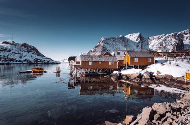 istock reine village in winter 1131447484