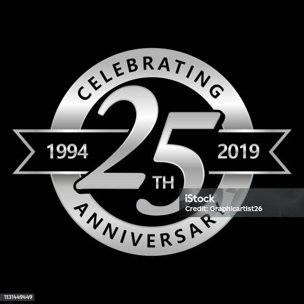 25 Jahre Symbol Stock Vektor Art und mehr Bilder von 25. Jahrestag - 25. Jahrestag, Jahrestag, Logo