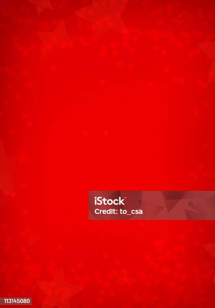 Sfondo Rosso Con Forma Di Stella - Fotografie stock e altre immagini di A forma di stella - A forma di stella, Antico - Vecchio stile, Carta