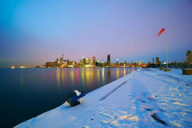 istock Toronto Skyline with purple light - Toronto, Ontario, Canada 1131451704