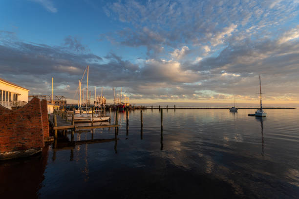 istock Sunset over the Harbor in Oriental, NC 1131454008