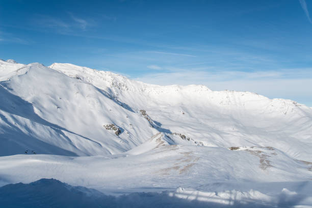 istock Skiiing at Zillertal - mountain snow Panorama 1131455164