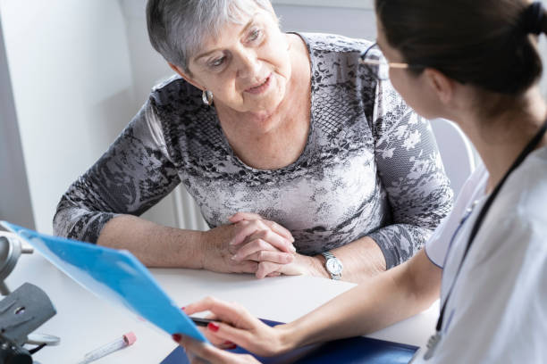 istock Doctor consulting her patient. 1131459034