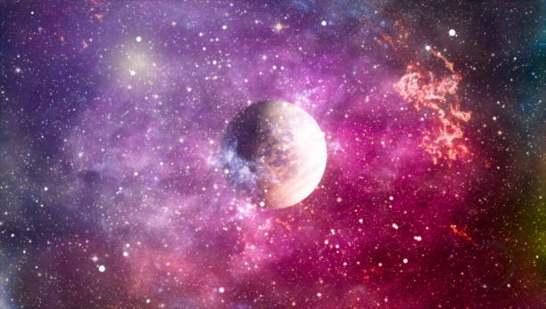 istock blue star particle motion on black background, starlight nebula in galaxy at universe Space background. Chaotic space background. The elements of this image furnished by NASA. 1131462531