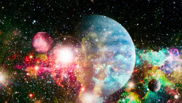 istock glowing nebula. Space background with red nebula and stars. Dreamscape galaxy. Deep space. Science fiction fantasy in high resolution ideal for wallpaper. Elements of this image furnished by NASA 1131462701
