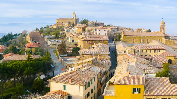 istock panoramic view of Montepulciano from the rooftops 1131463497