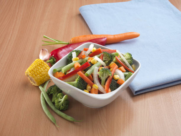 istock Mixture vegetables ,broccoli and carrot with corn 1131465852