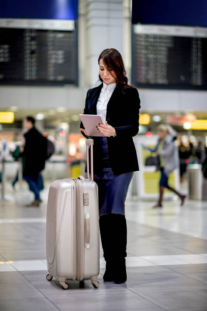 istock Chatting online from the departure lounge 1131467930
