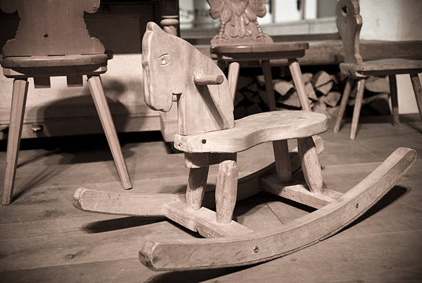 istock Vintage Rocking Horse 113147100