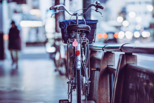 istock Bicycle on the Japanese road 1131471586