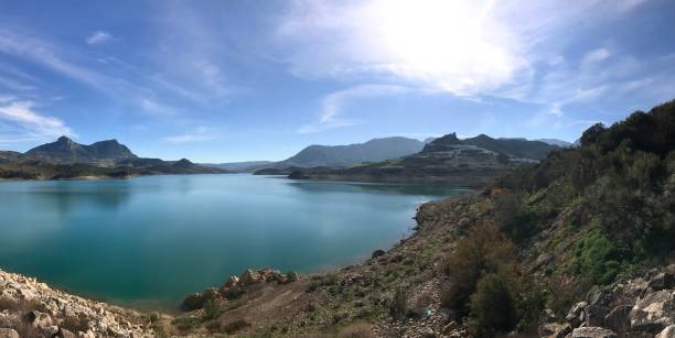 istock Spanish Southern Mountain and Lake 1131471674