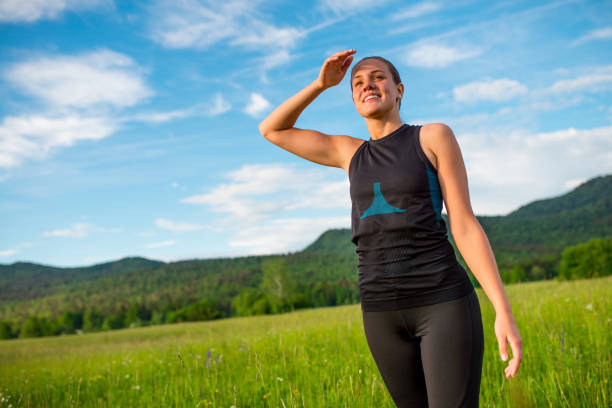 istock Young Woman Enjoying in Nature 1131471765