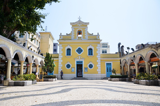 Chapel of St. Francis Xavier in Coloane island Macau