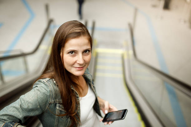 Person on the subway.