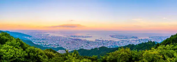 Kobe city views and sunsets