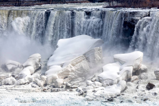 istock Niagara Falls with Ice Formations, USA 1131486139