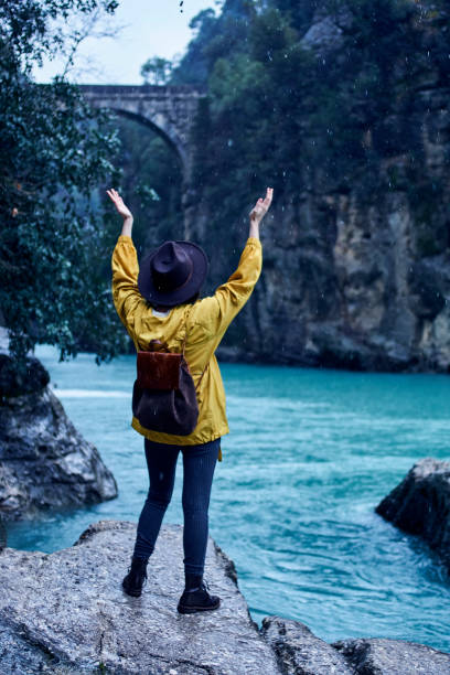 istock Traveler Looks at Landscape 1131486332