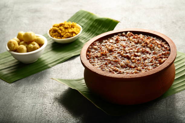 istock Vegan meal - red rice porridge . 1131497446