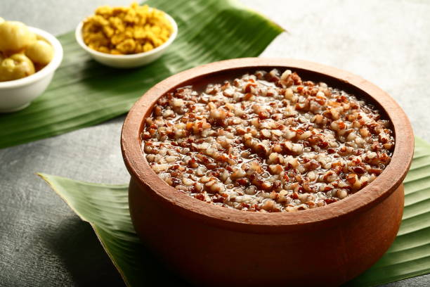 istock Healthy meal- brown rice porridge. 1131497467