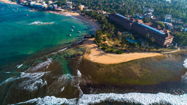 istock Aerial. Hikkaduwa beach. Sri Lanka. 1131504748